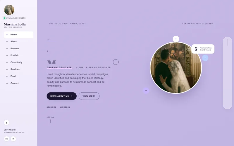 Mariem Lolla senior graphic designer portfolio